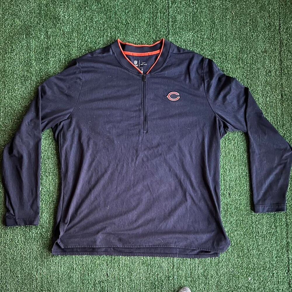 Chicago Bears Nike quarter-zip, Men's XXL